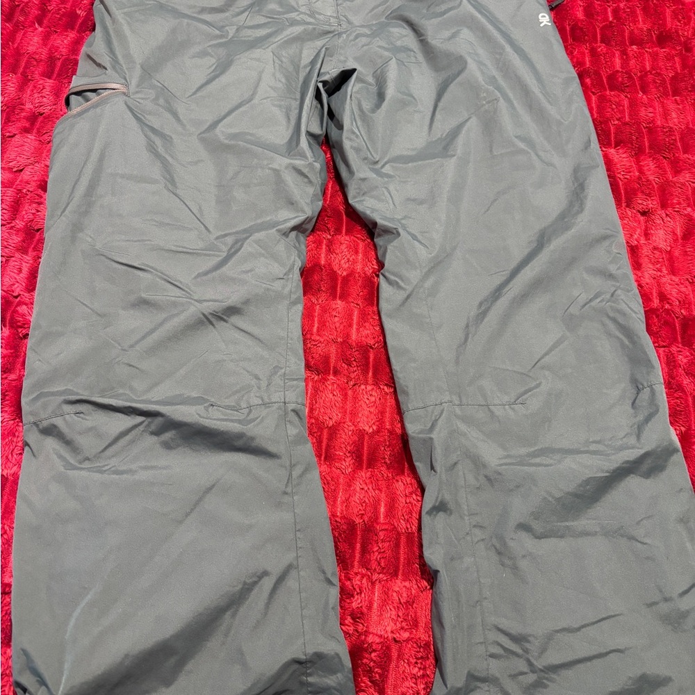 Little Donkey Gray Outdoor Waterproof Wind Resistance Pants Youth XL Toggle